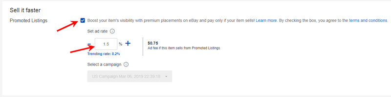 ebay listing promotions