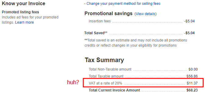 ebay invoice id search