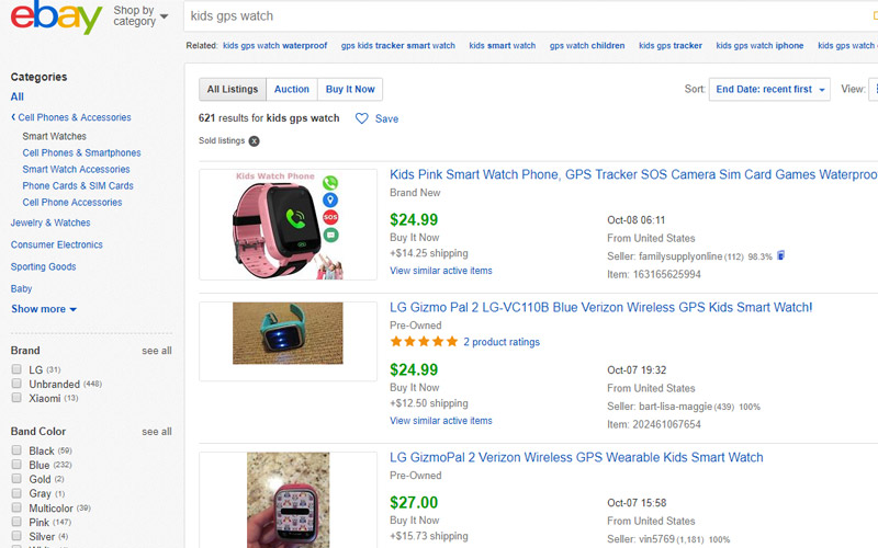 kids gps watches search on ebay